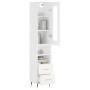 Hoher Schrank aus weißem Sperrholz 34,5x34x180 cm von , Sideboards - Ref: Foro24-3199281, Preis: 108,56 €, Rabatt: %