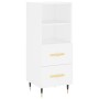 Hoher Schrank aus weißem Sperrholz 34,5x34x180 cm von , Sideboards - Ref: Foro24-3199281, Preis: 108,56 €, Rabatt: %