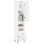 Hoher Schrank aus weißem Sperrholz 34,5x34x180 cm von , Sideboards - Ref: Foro24-3198929, Preis: 111,82 €, Rabatt: %