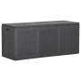 Aufbewahrungsbox für den Garten 270 L PP Rattan Schwarz von , Aufbewahrungsboxen für den Außenbereich - Ref: Foro24-151229, P...