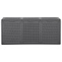 Aufbewahrungsbox für den Garten 270 L PP Rattan Schwarz von , Aufbewahrungsboxen für den Außenbereich - Ref: Foro24-151229, P...