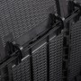 Aufbewahrungsbox für den Garten 270 L PP Rattan Schwarz von , Aufbewahrungsboxen für den Außenbereich - Ref: Foro24-151229, P...