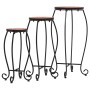 Mosaic side tables 3 units terracotta ceramic by , Pot stands - Ref: Foro24-46701, Price: 89,04 €, Discount: %