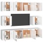 TV-Möbel-Set, 7-teilig, aus weiß glänzendem Sperrholz. von , TV-Möbel - Ref: Foro24-3188664, Preis: 284,77 €, Rabatt: %