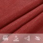 Red HDPE sail shade 160 g/m² 7x7 m by , Umbrellas - Ref: Foro24-311610, Price: 103,50 €, Discount: %