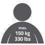 RIDDER Weißer Duschstuhl 150 kg A00602101 von , Duschsitze und Bänke - Ref: Foro24-421606, Preis: 107,61 €, Rabatt: %