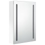 Badezimmerschrank mit hellem LED-Spiegel 50x13x70 cm von vidaXL, Badezimmerwaschtische - Ref: Foro24-326501, Preis: 154,01 €,...