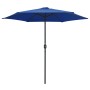 Gartenschirm mit blauem Aluminiummast in Azurblau 270x246 cm. von , Sonnenschirme - Ref: Foro24-47351, Preis: 61,66 €, Rabatt: %
