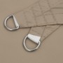 Dreieckiges Segel-Sonnendach aus grauem Taupe-Oxford-Stoff, 5x5x6 m. von , Sonnenschirme - Ref: Foro24-135458, Preis: 37,38 €...