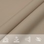 Dreieckiges Segel-Sonnendach aus grauem Taupe-Oxford-Stoff, 5x5x6 m. von , Sonnenschirme - Ref: Foro24-135458, Preis: 37,38 €...