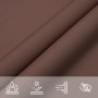 Toldo de vela triangular tela Oxford marrón 3x3x3 m de , Sombrillas - Ref: Foro24-135830, Precio: 26,57 €, Descuento: %