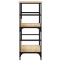 Regal aus Sonoma-Eichen-Ingenieurholz 50x33x82 cm von , Bücherregale und Regale - Ref: Foro24-835265, Preis: 44,41 €, Rabatt: %