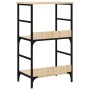 Regal aus Sonoma-Eichen-Ingenieurholz 50x33x82 cm von , Bücherregale und Regale - Ref: Foro24-835265, Preis: 44,41 €, Rabatt: %