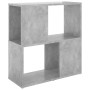 Graue Beton-Sperrholz-Bücherregal 60x24x63 cm von , Bücherregale und Regale - Ref: Foro24-809066, Preis: 33,89 €, Rabatt: %