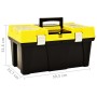 Gelbe Kunststoff-Werkzeugkiste 595x337x316 mm von , Werkzeugkästen - Ref: Foro24-146270, Preis: 51,98 €, Rabatt: %