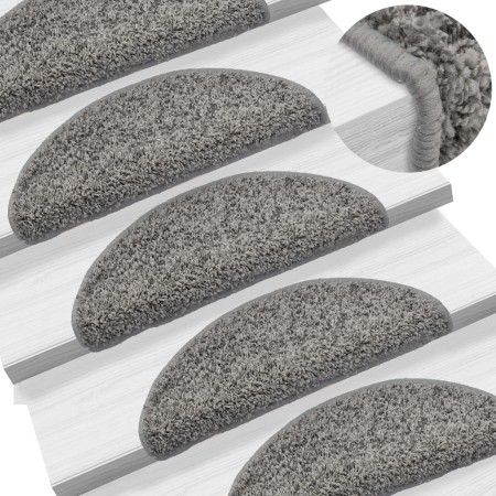 Alfombrillas de escalera 10 unidades gris 56x17x3 cm de , Alfombrillas para escalones - Ref: Foro24-149783, Precio: 49,99 €, ...