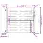 Gartentor aus Cortenstahl im quadratischen Design, 105x80 cm. von , Gartentore - Ref: Foro24-153196, Preis: 142,82 €, Rabatt: %