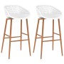 Küchenhocker 2 Stück weiß von , Küchenhocker - Ref: Foro24-248153, Preis: 158,22 €, Rabatt: %