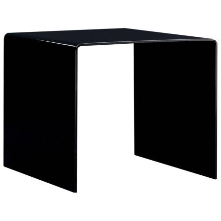 Schwarzer Couchtisch aus gehärtetem Glas, 50x50x45 cm. von , Couchtisch - Ref: Foro24-284723, Preis: 159,14 €, Rabatt: %