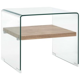 Transparenter Couchtisch aus gehärtetem Glas, 50x50x45 cm. von , Couchtisch - Ref: Foro24-284742, Preis: 176,19 €, Rabatt: %