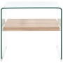 Transparent tempered glass coffee table 50x50x45 cm by , Coffee table - Ref: Foro24-284742, Price: 176,07 €, Discount: %