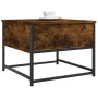 Mesa de centro madera contrachapada roble ahumado 51x51x40 cm de , Mesas de centro - Ref: Foro24-833977, Precio: 42,62 €, Des...