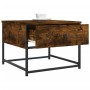 Mesa de centro madera contrachapada roble ahumado 51x51x40 cm de , Mesas de centro - Ref: Foro24-833977, Precio: 42,62 €, Des...