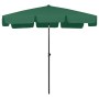 Sombrilla de playa verde 200x125 cm de , Sombrillas - Ref: Foro24-314728, Precio: 37,73 €, Descuento: %