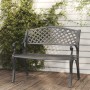 Cast aluminum black garden bench 102 cm by , garden benches - Ref: Foro24-317748, Price: 219,62 €, Discount: %