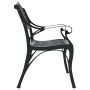 Gusseiserne Gartenbank in Schwarz, 102 cm von , Gartenbänke - Ref: Foro24-317748, Preis: 219,69 €, Rabatt: %