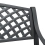 Cast aluminum black garden bench 102 cm by , garden benches - Ref: Foro24-317748, Price: 219,62 €, Discount: %