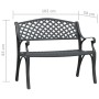Gusseiserne Gartenbank in Schwarz, 102 cm von , Gartenbänke - Ref: Foro24-317748, Preis: 219,69 €, Rabatt: %