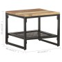 Solid recycled wood side table 40x40x35 cm by , Side tables - Ref: Foro24-320242, Price: 54,28 €, Discount: %