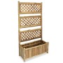Gartenpflanzgefäß mit Bambusspalier 70 cm von vidaXL, Töpfe und Pflanzgefäße - Ref: Foro24-43714, Preis: 80,55 €, Rabatt: %