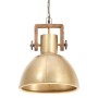 Round industrial hanging lamp 25 W brass 30 cm E27 by , Lamps - Ref: Foro24-320533, Price: 58,58 €, Discount: %