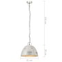 Vintage hanging lamp 25 W silver round 31 cm E27 by , Lamps - Ref: Foro24-320546, Price: 57,28 €, Discount: %