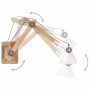 Runde industrielle Wandlampe in Weiß mit E27-Fassung. von , Lampen - Ref: Foro24-320578, Preis: 64,57 €, Rabatt: %