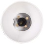 Runde industrielle Wandlampe in Weiß mit E27-Fassung. von , Lampen - Ref: Foro24-320578, Preis: 64,57 €, Rabatt: %