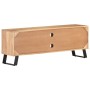 Massives TV-Möbel aus Akazienholz mit natürlicher Kante, 120x30x42 cm. von , TV-Möbel - Ref: Foro24-323518, Preis: 307,75 €, ...