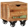 Solid recycled wood side table 40x40x45 cm by , Side tables - Ref: Foro24-328410, Price: 115,51 €, Discount: %