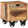 Solid recycled wood side table 40x40x45 cm by , Side tables - Ref: Foro24-328410, Price: 115,51 €, Discount: %
