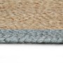 Handgefertigter Jute-Teppich mit olivgrünem Rand, 180 cm. von , Teppiche - Ref: Foro24-343608, Preis: 94,96 €, Rabatt: %