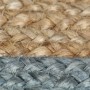 Handgefertigter Jute-Teppich mit olivgrünem Rand, 180 cm. von , Teppiche - Ref: Foro24-343608, Preis: 94,96 €, Rabatt: %