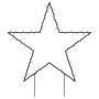 Christmas decorative light star with stakes 115 LED 85 cm by , Christmas lights - Ref: Foro24-357715, Price: 44,32 €, Discoun...