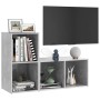 Wohnzimmermöbel 2-teilig aus grauem Beton-Ingenieurholz von , TV-Möbel - Ref: Foro24-3079947, Preis: 75,66 €, Rabatt: %
