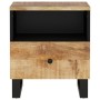 Nachttische 2 Stück Massivholz Mangoholz Sperrholz von , Nachttische - Ref: Foro24-350649, Preis: 140,65 €, Rabatt: %