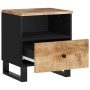 Nachttische 2 Stück Massivholz Mangoholz Sperrholz von , Nachttische - Ref: Foro24-350649, Preis: 140,65 €, Rabatt: %