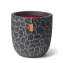Capi Oval Clay Anthracite Grey Planter 35x34 cm by , Pots and planters - Ref: Foro24-429061, Price: 58,24 €, Discount: %