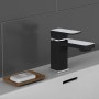SCHÜTTE MADAGASCAR basin mixer tap in chrome and matte black by , Faucets - Ref: Foro24-434555, Price: 97,94 €, Discount: %
