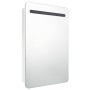 Hellweißer LED-Spiegel-Badezimmerschrank 60 x 11 x 80 cm von vidaXL, Badezimmerwaschtische - Ref: Foro24-326509, Preis: 135,9...